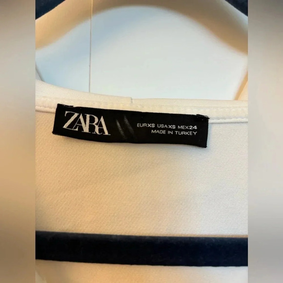 Zara Women’s Color Block Pink Obre Quarter Zip Hoodie Sz XS - Picture 2 of 3